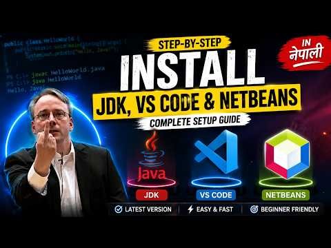 Java Development Setup for Beginners 🔥 Install JDK + VS Code + NetBeans