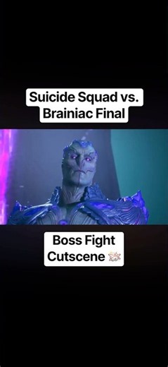 Suicide Squad vs. Brainiac Finial Boss Fight Cutscene 🫯