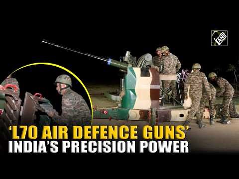Watch! Indian Army’s AD regiment showcases L70 air defence guns a symbol of precision & readiness