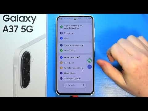 Samsung Galaxy A37 5G: How to Enable/Disable USB Debugging