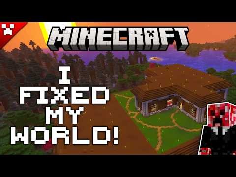 I *FIXED* my BROKEN Minecraft Survival world! (Minecraft Ep.53)