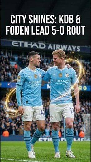 MAN CITY VS NORWICH CITY 5-0! 😱 KDB & Foden Masterclass! #penaltysave #sports