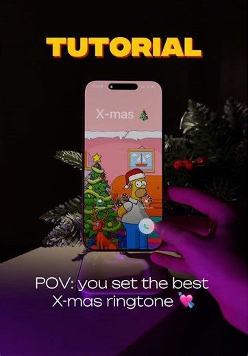 turn this sound into your ringtone 🎄📞 #ringtone #tutorial #howto #viral #iphone