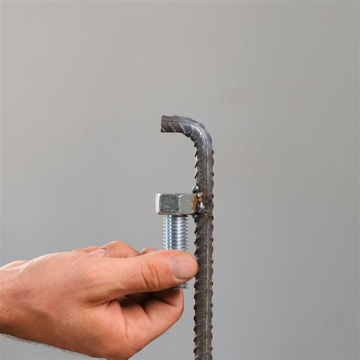 DIY rebar clamp with threaded rod🛠️⚙️