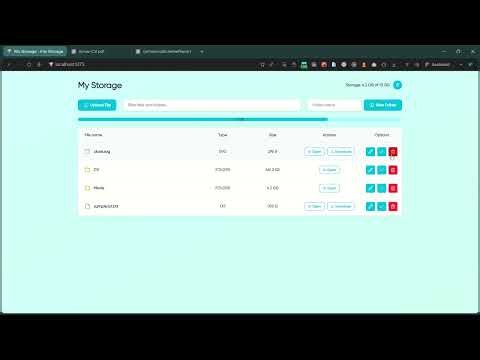File Storage System with React & Node.js | Drag & Drop, Nested Folders