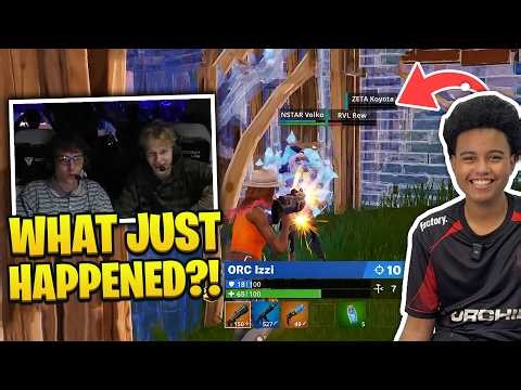 MrSavage Clix SHOCKED by Izzi's BEST Solo Clutch in Survival Stage