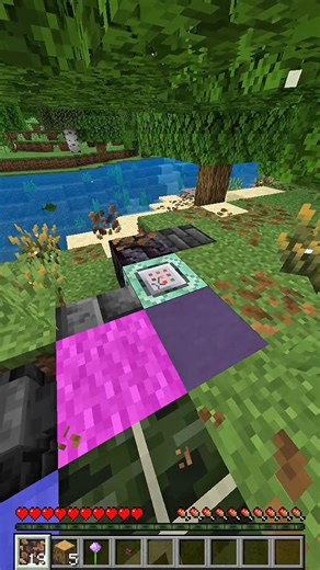 Minecraft But Every Block I Stand On Turns Into a Random Block! 😱 | #minecraft