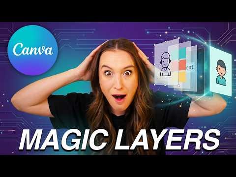 This New Canva Feature just CHANGED THE GAME 🤯 (Canva Magic Layers Tutorial)