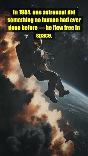 The Man Who Flew Free in Space 👨‍🚀 #shorts
