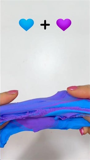 Mixing Blue & Purple Slime! 💙+💜 Beautiful Swirl & ASMR Squish! 🤤✨