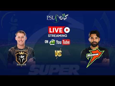 🔴 PSL LIVE: Pindiz vs Hyderabad Kingsmen | Ball-by-Ball Score & Commentary