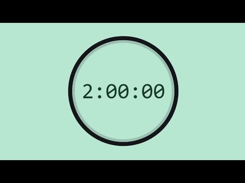 2 Hour Timer | Silent Countdown | Downcount Timers