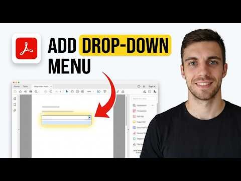How to Add Drop Down Menu Field in Adobe Acrobat 2026 (Right Way)