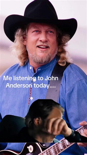 Me listening to John Anderson today — country music reaction