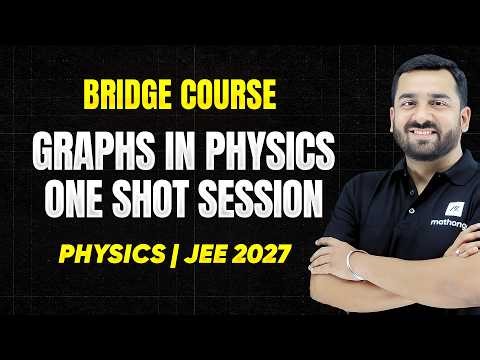 JEE 2027: All Physics Graphs in One Shot | Lecture 13 - Bridge Course | MathonGo | Anup Sir