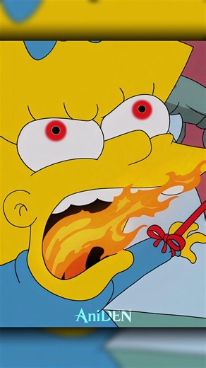 Bart is the demon’s worst nightmare 😈 #simpsons #cartoon