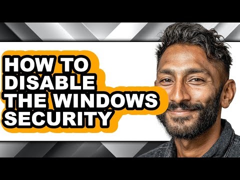 How to Disable the Windows Security (only Way)