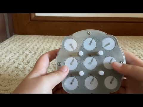 How to solve the Rubik’s clock!!