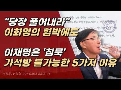 추징금·별건 재판까지... 이화영 가석방 잔혹사 전말, 그러나 불가능에 가깝다. ㅣ서정욱TV