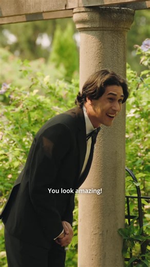 Jonah & Rebekah August on Instagram: "Groom’s reaction when he sees his bride for the first time on their wedding day 🫶🏼🥹 #firstlook #emotional #bride #groom #wedding"