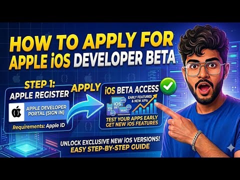 How to Apply for Apple iOS Developer Beta 🔥 Install iOS Beta FREE (Step-by-Step Guide 2026)
