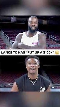 Lance Stephenson Challenges Nasir Core $100k 😳