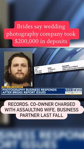 Keely Arthur on Instagram: "More than 50 brides say over $200,000 in wedding photography payments are now in limbo. As they seek refunds or photos, court records show the company’s co-owner was charged with assault last fall. The company, Holly Christina Photography put out a statement last night saying Holly was hospitalized twice in the past few weeks. #5onyourside #callkeely #wral"