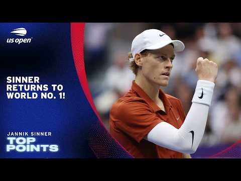 Jannik Sinner's Greatest Points Against Carlos Alcaraz | US Open