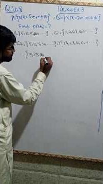 Class 9 Math | Chapter 3 Set and Function |Review Exercise 3 Q.8 | Easy Solution #9thmath #shortmath