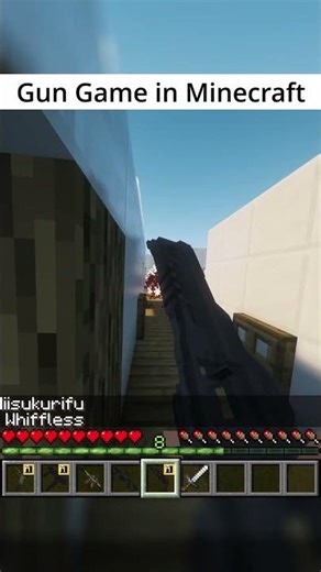 Intense Gun Game in Minecraft