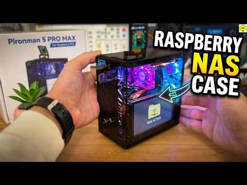 mini pc raspberry pi 5 case, Pironman 5 Pro Max, DIY Mini multi function PC