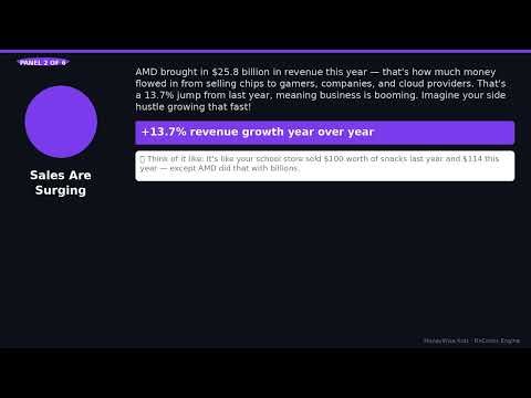 AMD FY2024 FinComic — Advanced Micro Devices Inc Report Card | MoneyWise Kids