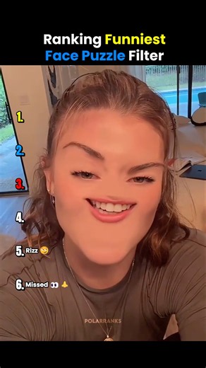Ranking Funniest Face Puzzle Filter 😭