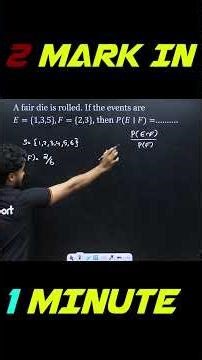 Conditional Probability | Sure Question | 2 Mark in 1 Minutes | Eduport Plus Two