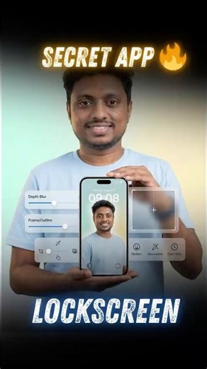 New Lock Screen Customization App 🔥 | Depth Effect Vera Level! #kaathuvaakulatech #tech #smartphone