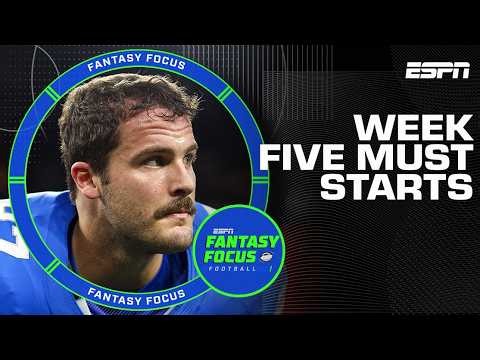 Breaking Down Week 5's Biggest Fantasy Decisions | Fantasy Focus