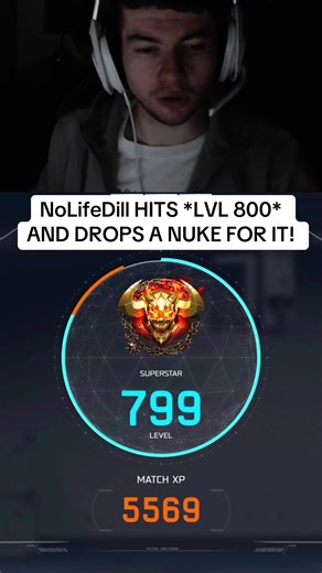 NoLifeDill Achieves Level 800 and Drops a Nuke