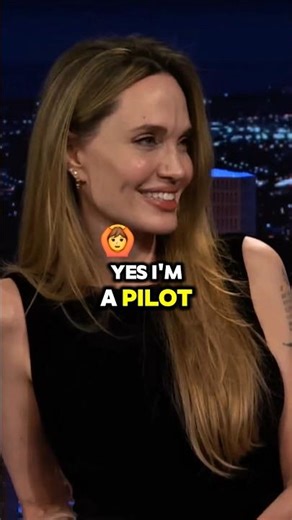 Angelina Jolie Returns Barefoot & Reveals She’s a Pilot! 😱✈️🔥 #AngelinaJolie #JimmyFallon