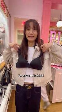 Bra shopping for my new tatas with my sister