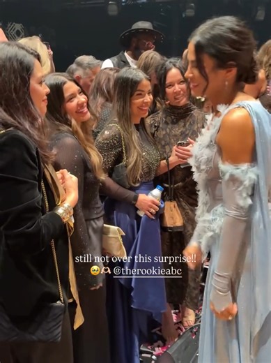 Jenna Dewan surprise at The Rookie dedication night