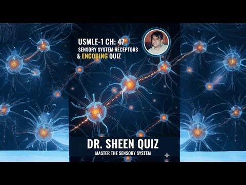 USMLE-1 Sensory System Receptors & Encoding Quiz-2
