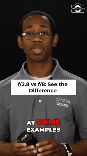 Aperture Photography Explained: f/2.8 vs f/8 Examples #shorts