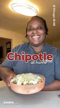 Homemade Chipotle Bowls for Dinner 🌯🤎✨ | Easy Dinner Idea #recipe