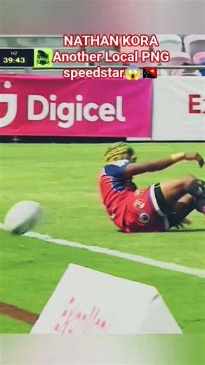 NATHAN KORA is another aspiring Papua New Guinean rugby league speedster playing with C. Dabaris.