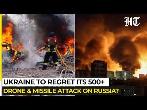 Russia's Revenge Ready After Ukraine Fires 500+ Drones, Missiles In A Night To Avenge Battle Losses?