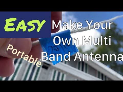 Making a portable effective dipole antenna 