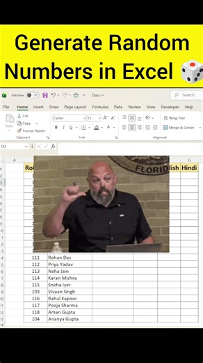 RANDBETWEEN = Instant Random Numbers | @DecodewithDiksha8 | @ Microsoft #exceltips #viral #reels