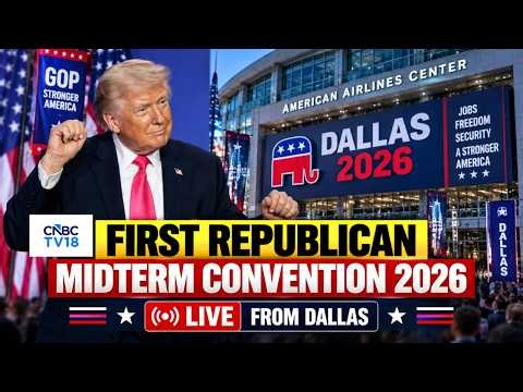 Republican Midterm Convention LIVE: President Trump Speaks on Day 1 | Vance, Karoline Leavitt | N18G