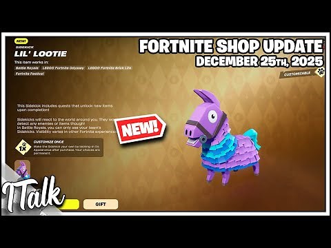 Fortnite Shop HUGE CHRISTMAS SHOP! [December 25th, 2025] (Fortnite Chapter 7)