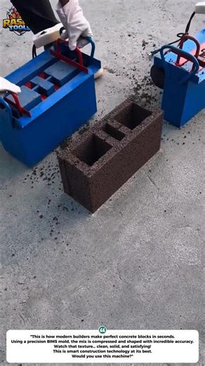Satisfying Concrete Block Making Machine | Perfect BIMS Mold Process!